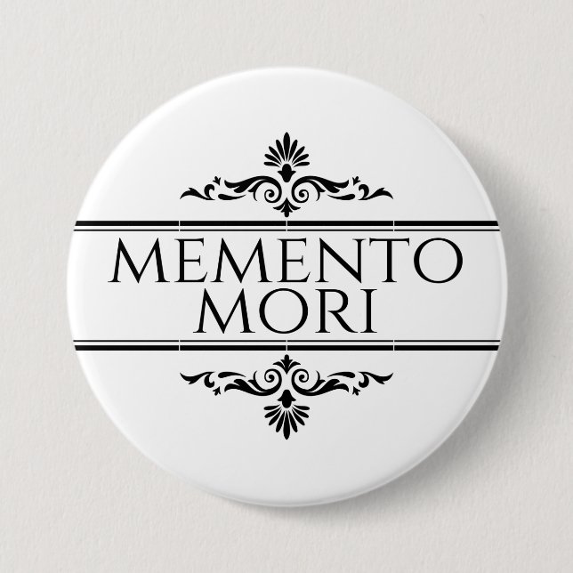 Memento Mori Button (Front)