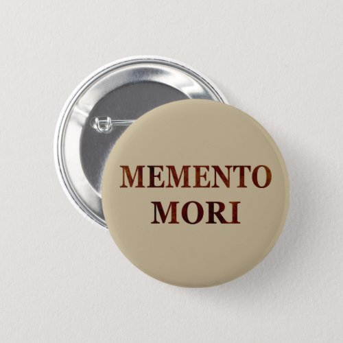 Memento mori button