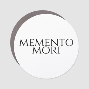 Memento Mori Car Magnet