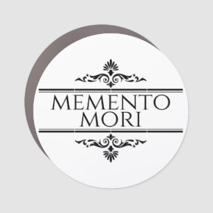 Memento Mori Car Magnet