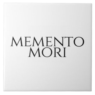 Memento Mori Ceramic Tile