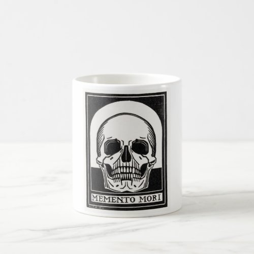 Memento mori coffee mug