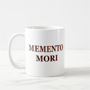 Memento mori coffee mug