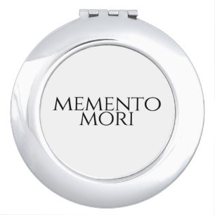 Memento Mori Compact Mirror