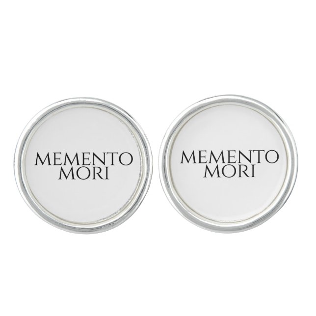Memento Mori Cufflinks (Front)