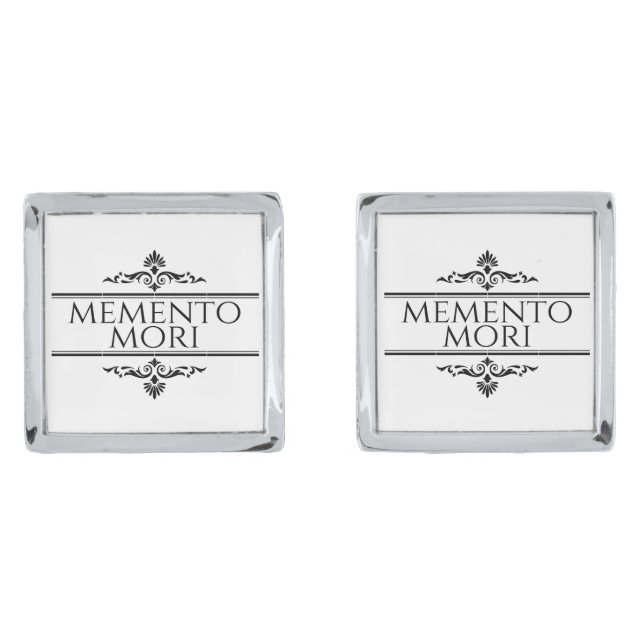 Memento Mori Cufflinks (Front)