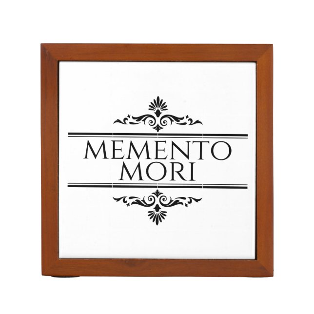 Memento Mori Desk Organizer (Front)