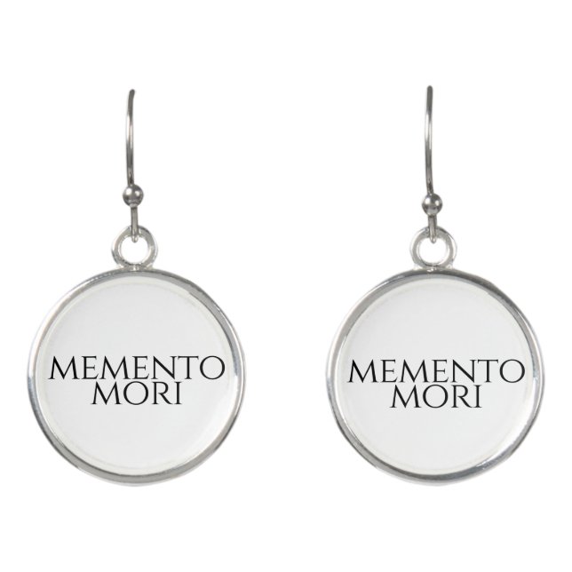 Memento Mori Earrings (Front)