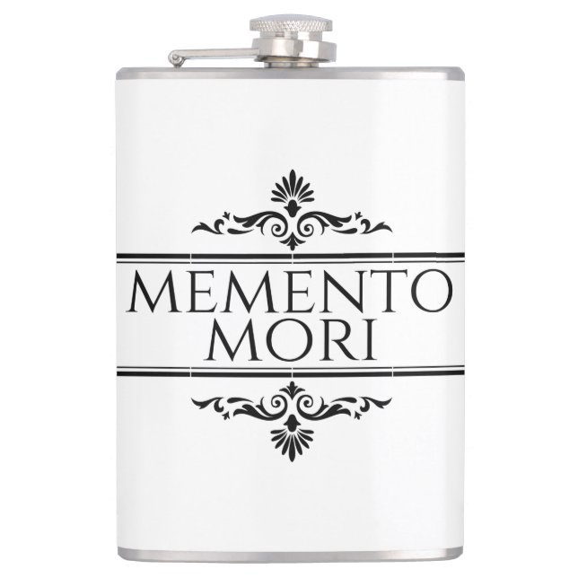 Memento Mori Flask (Front)
