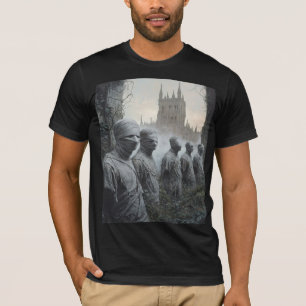 Memento Mori Garden — Gothic Wearable Art T-Shirt