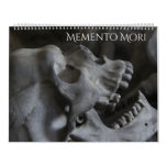 Memento Mori Human Bones Calendar at Zazzle