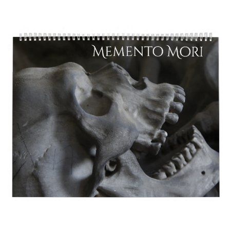 Memento Mori Human Bones Calendar