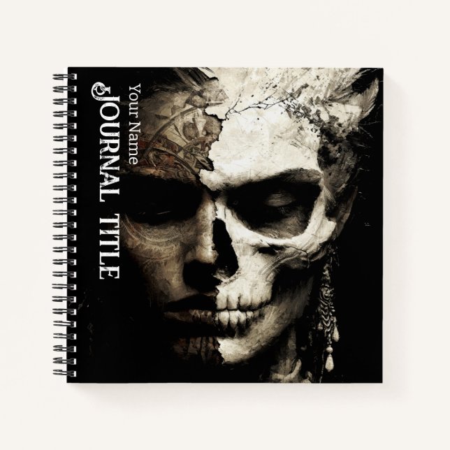 Memento Mori Journal — Custom Name & Title (Front)