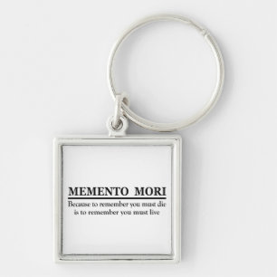 Memento mori keychain