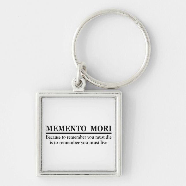 Memento mori keychain (Front)