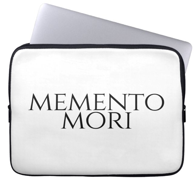 Memento Mori Laptop Sleeve (Front)