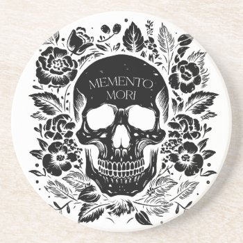 Memento Mori - Latin Coaster by Give_Grace at Zazzle