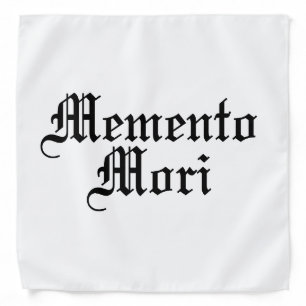 Memento Mori - Latin Phrase Bandana