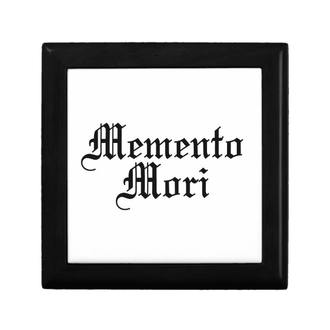 Memento Mori - Latin Phrase Gift Box (Front)
