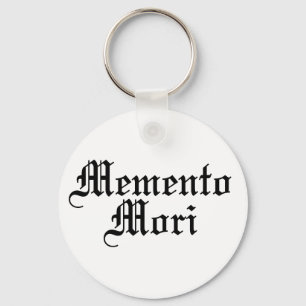 Memento Mori - Latin Phrase Keychain