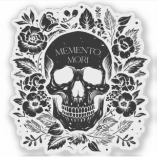 Memento Mori - latin Sticker