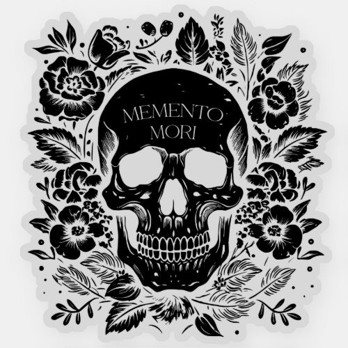 Memento Mori _ latin Sticker