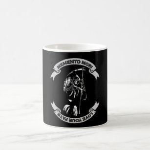MEMENTO MORI Love Your Fate Grim Reaper Coffee Mug
