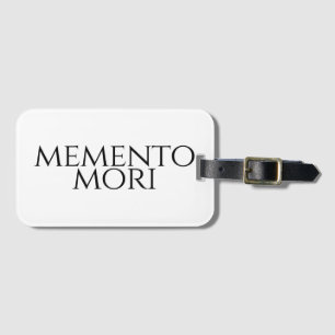 Memento Mori Luggage Tag