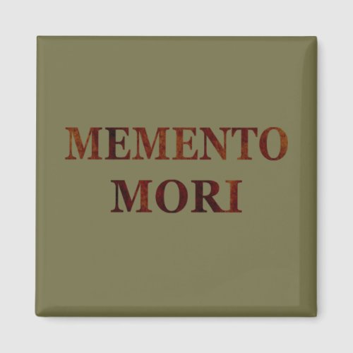 Memento mori magnet