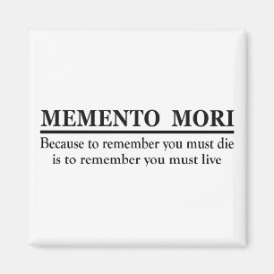 Memento mori magnet