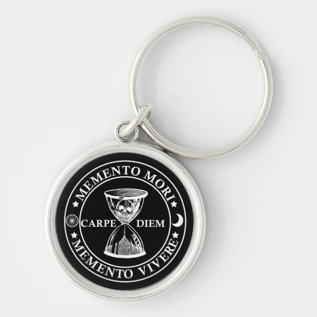 Memento mori memento vivere keychain (Front)