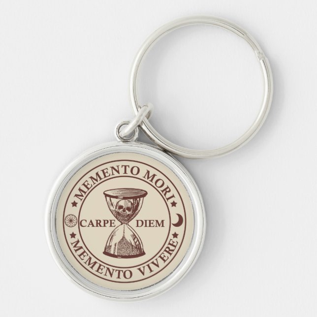 Memento mori memento vivere keychain (Front)
