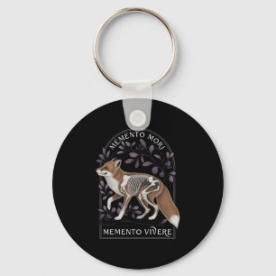 Memento Mori Memento Vivere _ Philosophy & Lat Keychain