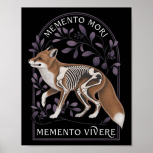 Memento Mori Memento Vivere _ Philosophy &amp; Lat Poster