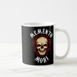 Memento Mori Mortality Stoic Philosophy Stoicism Q Coffee Mug