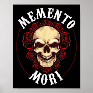 Memento Mori Mortality Stoic Philosophy Stoicism Q Poster