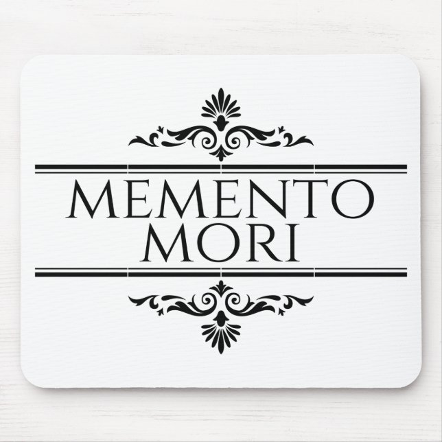 Memento Mori Mouse Pad (Front)