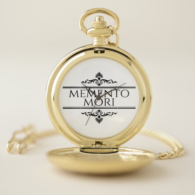 Memento Mori Pocket Watch (Inside)