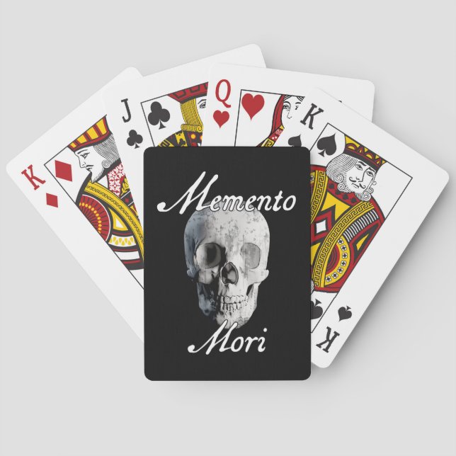 Memento Mori  Poker Cards (Back)