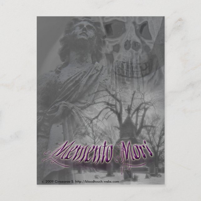 memento mori postcard 2 (Front)