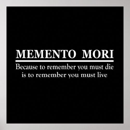 memento mori poster