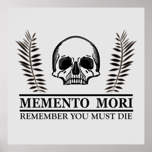 Memento mori poster