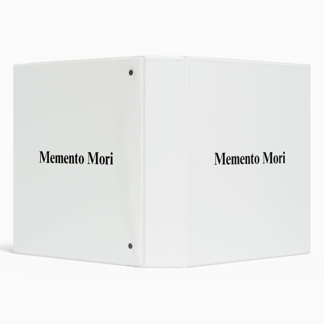 Memento Mori Professional Project Binder (Background)