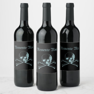 Memento Mori (Remember Death) Wine Label