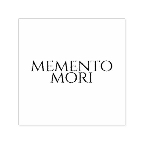 Memento Mori Self_inking Stamp