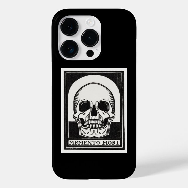 Memento Mori Skull Art Case-Mate iPhone Case (Back)