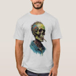 Memento Mori Skull Art Graphic T-Shirt
