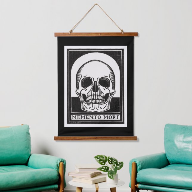 Memento Mori Skull Art Hanging Tapestry (Living Room)