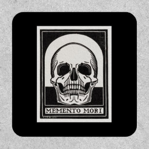 Memento Mori Skull Art Patch