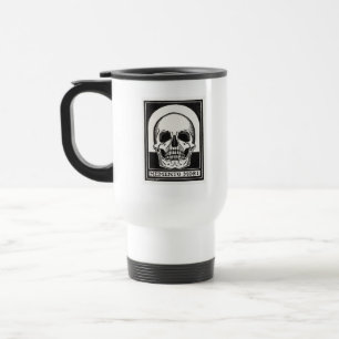 Memento Mori Skull Art Travel Mug